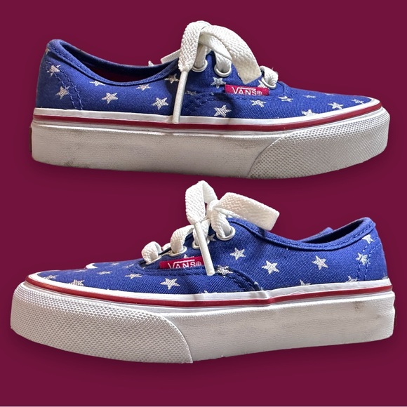 🎉HOST PICK!🎉 NWOB Vans Authentic “Studded Stars” Design Sneakers. Kids 10K - Picture 7 of 13
